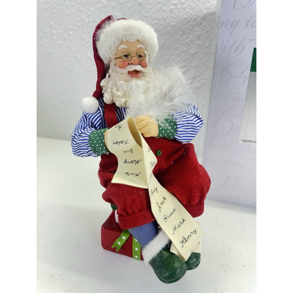 Department 56 Clothtique Possible Dreams Santa Clause Is Coming To Town 4026710D